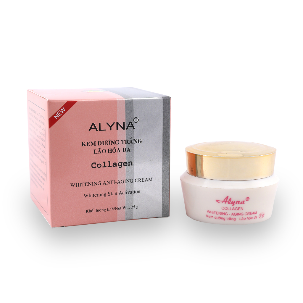 Alyna kem dưỡng trắng - lão hóa da collagen 25g