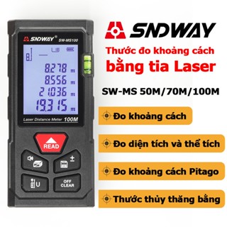Thước SNDWAY SW-MS50/MS70/MS100 đo khoảng cách bằng tia laser