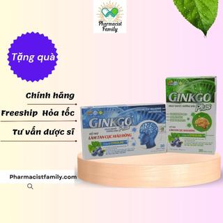 [Mua 2 tặng 1] Ginkgo Plus Hộp 30 viên - An Thần Chống Đau Đầu Mất Ngủ - Mẫu mới