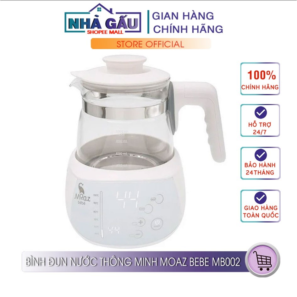 BÌNH ĐUN NƯỚC THÔNG MINH MOAZ BEBE MB002 - BẢO HÀNH CHÍNH HÃNG