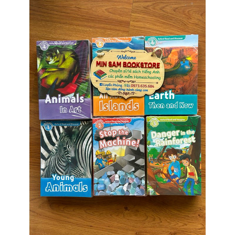 Bộ nhập - Oxford read and discover/imagine - Level 1-2-3-4-5-6