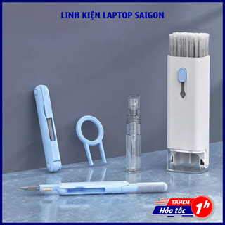 Bộ dụng cụ làm sạch đa năng 7 món cho tai nghe và bàn phím máy tính