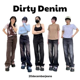 Quần ống suông mã 2125 DIRTY DENIM 20decemberjeans