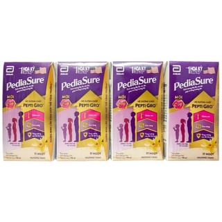 1lốc sữa Pediasure vani 110ml x 4hộp ít ngọt hsd tháng 6/2024