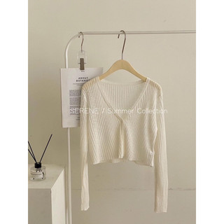Áo Cardigan nữ mỏng khoác ngoài áo dây, váy dây hàng QC