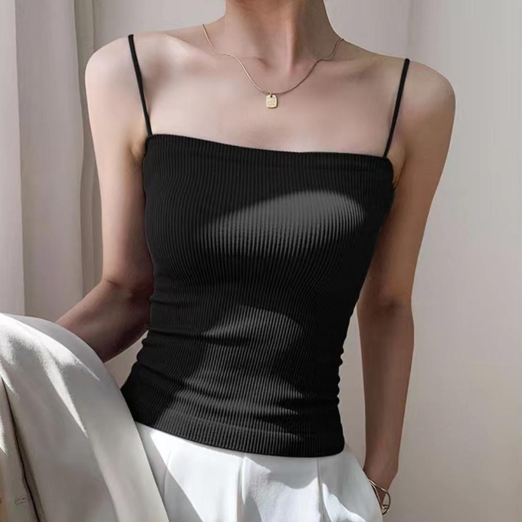 Áo 2 Dây Bigsize Cô Nhỏ, Size Lớn Chất Thun Borip Co Dãn Tôn Dáng Siêu Hot Phong Cách Sexy Sang Chảnh DB