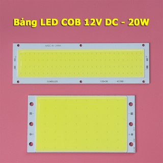 Bảng led cob 20w đèn siêu sáng 12v-14v dc