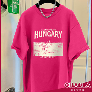 Áo thun hungary local brand unisex form rộng tay lỡ chất cotton Cao cấp - Áo phông cộc tay unisex