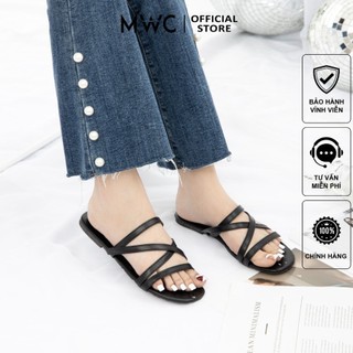 Dép MWC 3486 - Dép Đế Bệt Quai Mảnh Siêu Xinh, Dép Nữ Quai Đan Dây Cá Tính Sành Điệu