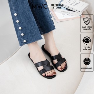 Dép MWC 3489 - Dép Nữ Đế Bệt Quai Ngang Đan Chéo