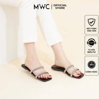Dép mwc 8082 - dép nữ quai ngang đính đá siêu hot