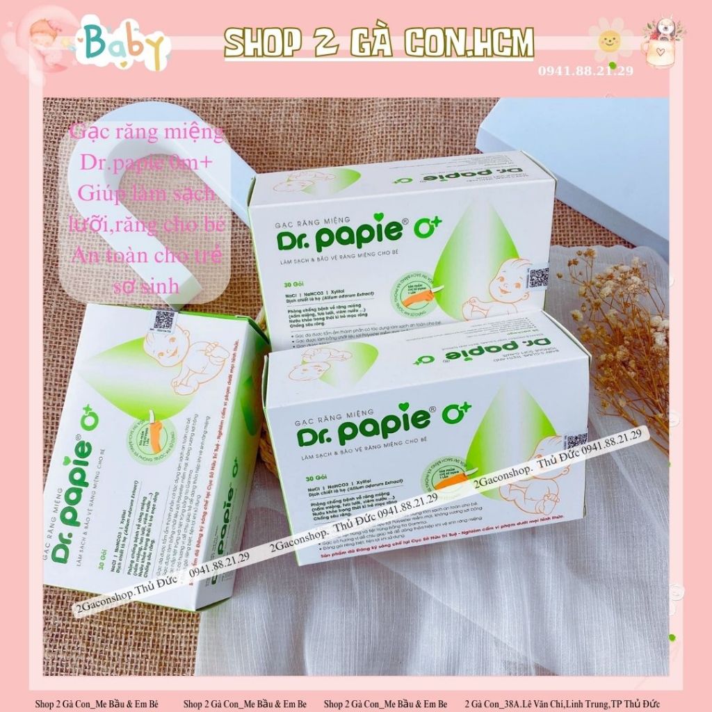 Gạc rơ lưỡi Dr.Papie