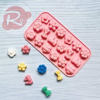 [SIÊU RẺ❤️] – Khuôn Silicon - Nơ, bông hoa - Trang trí bánh sinh nhật bánh kem