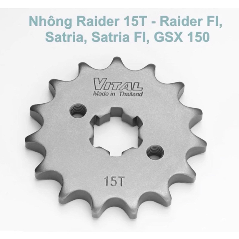 Nhông Raider  VITAL 13T 14T 15T 16T 17T Hàng Chính Hãng Thái Lan