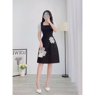 VÁY XOÈ ĐÍNH HOA XINH