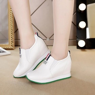 Giày lười da thật đế cao 8cm l562-141