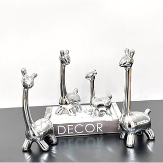 Set tượng hươu decor trang trí tủ, phòng khách phong cách Bắc Âu - Maccy Home Decor