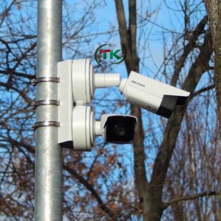Bích Bắt Cột Cho Camera - Mặt Bích Gắn Cột Cho Camera Giám Sát