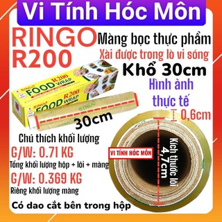 Màng bọc thực phẩm ringo r200 7k tuyền hưng phú ringo 200 7k màng bọc táo size 30cm