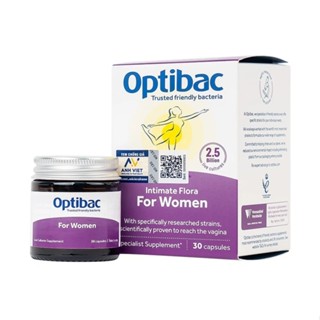 Men Vi Sinh Optibac Probiotic For Women Giúp Chăm Sóc Sức Khoẻ Vùng Kín Cho Nữ Giới (Hộp 30-90 Viên)