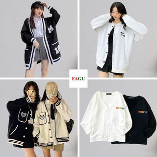 Áo Khoác Cardigan Nỉ M18 ACOVER Unisex Chống Nắng Jacket - FAGU