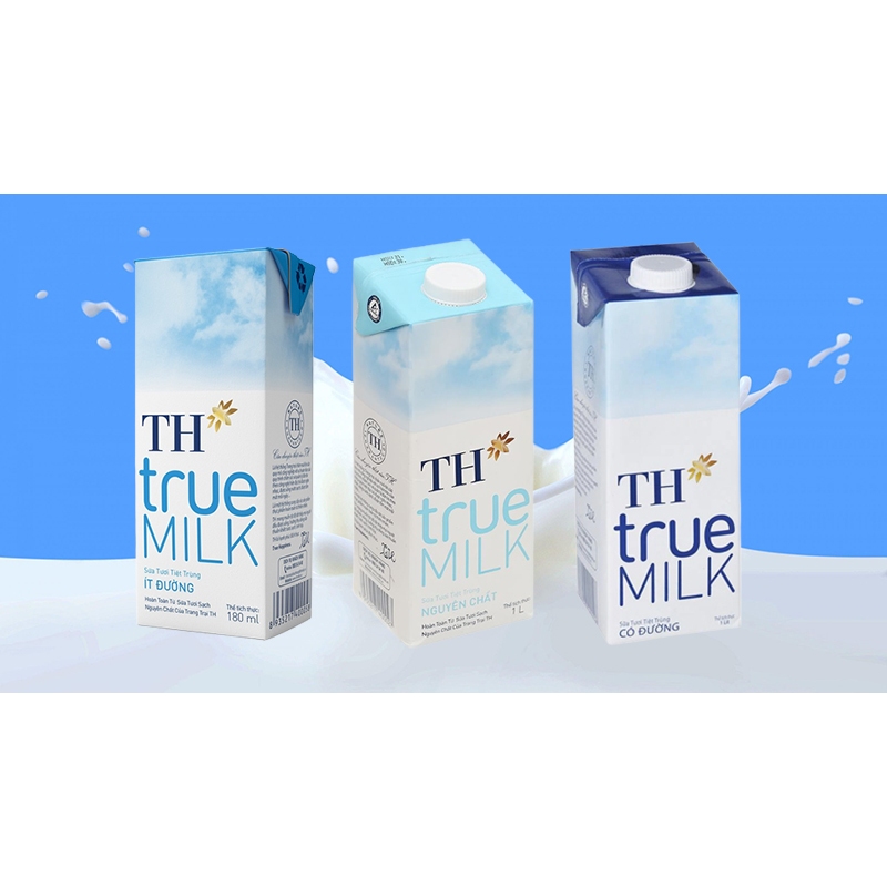 Sữa Tươi Tiệt Trùng Nguyên Chất TH true MILK 1L