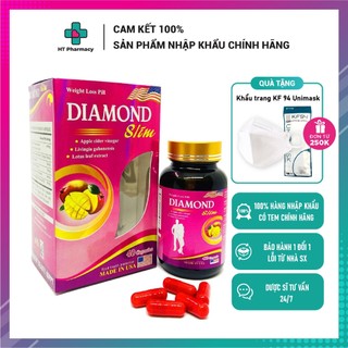 Viên uống giảm cân Diamond Slim USA. Hỗ trợ chuyển hóa chất béo, hỗ trợ giảm béo
