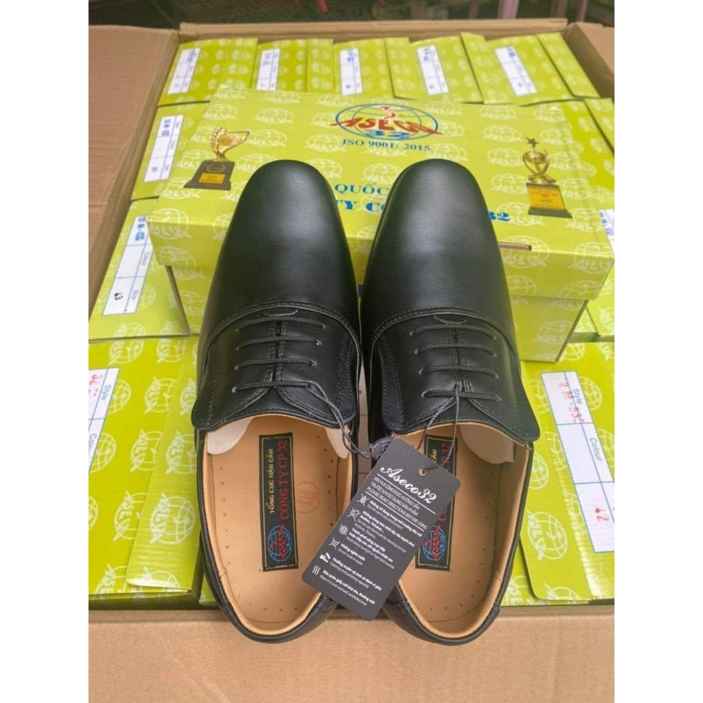 Giày Da Nam Đế Vàng Công Ty CP32 Mã 535