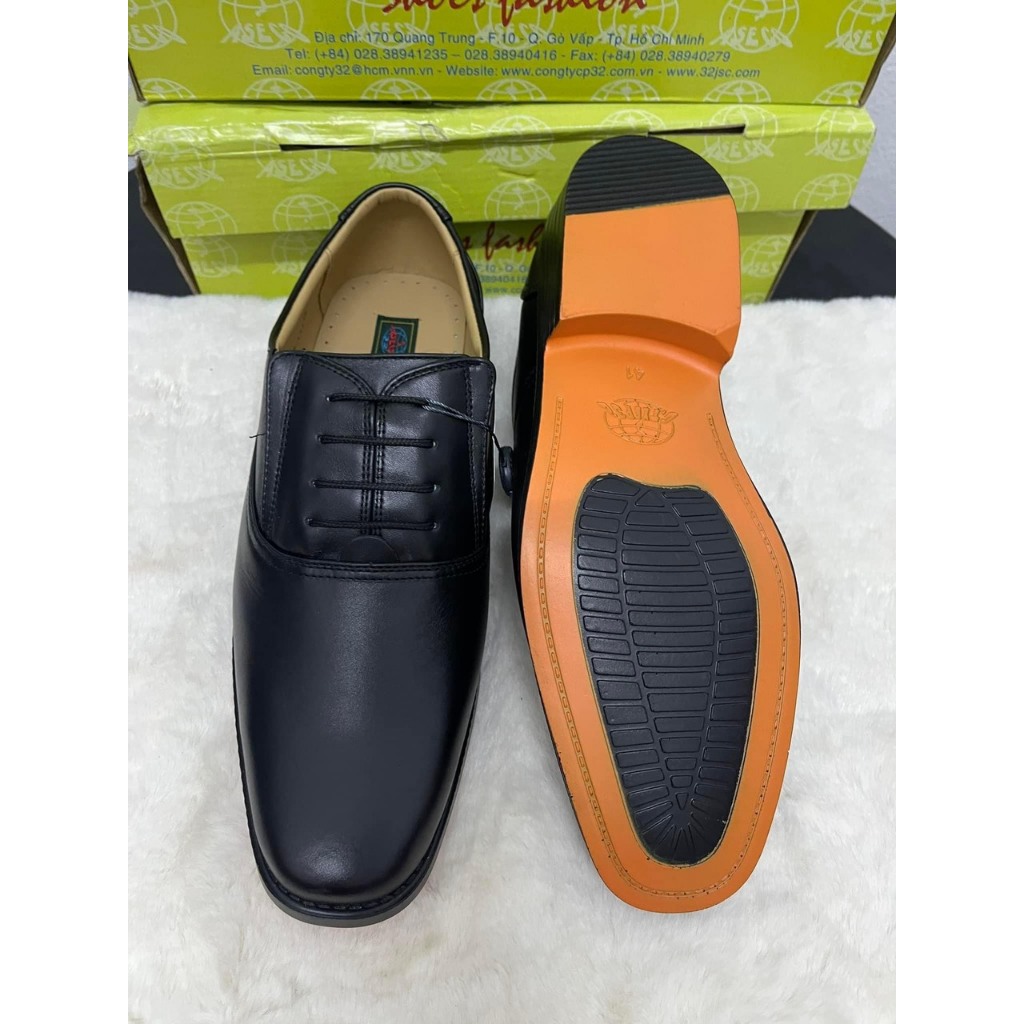 Giày Da Nam Đế Vàng Công Ty CP32 Mã 535