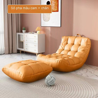 Sofa lười phòng khách chung cư nhỏ có thể nằm và nằm cho thuê ghế lười sàn phòng ngủ sofa đơn nhỏ