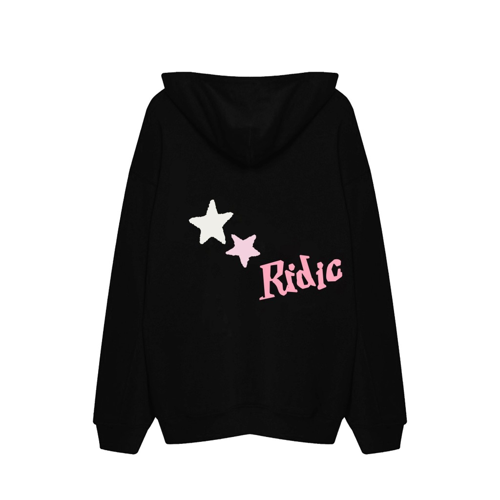 Áo Hoodie ZIP STARGAZINGS, Ridiculous in nổi 99% Nỉ bông, Nỉ Chân Cua 100% Cotton