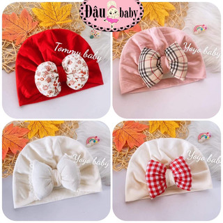 [ Hot new] Mũ turban cho bé gái vải mềm chất liệu cao cấp cho bé