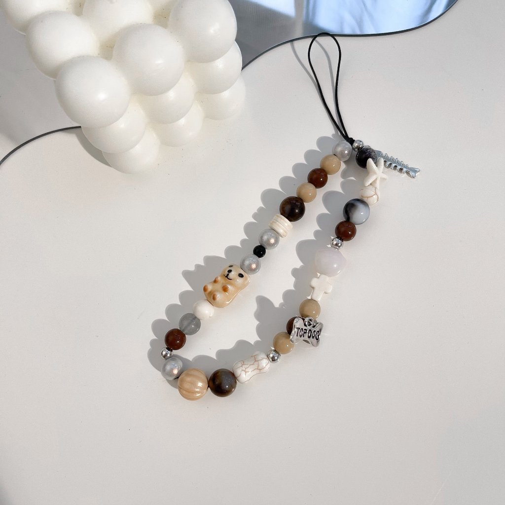 Dây Móc Handmade Trang Trí Ốp Điện Thoại Weekase Sao Biển Nâu