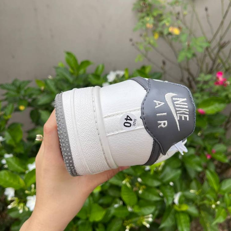 Giày AF1 Low Beige Grey Gum, Giày Air Force 1 Trắng Móc Xám Ghi, Full Box Bill - Tít_Sneakers