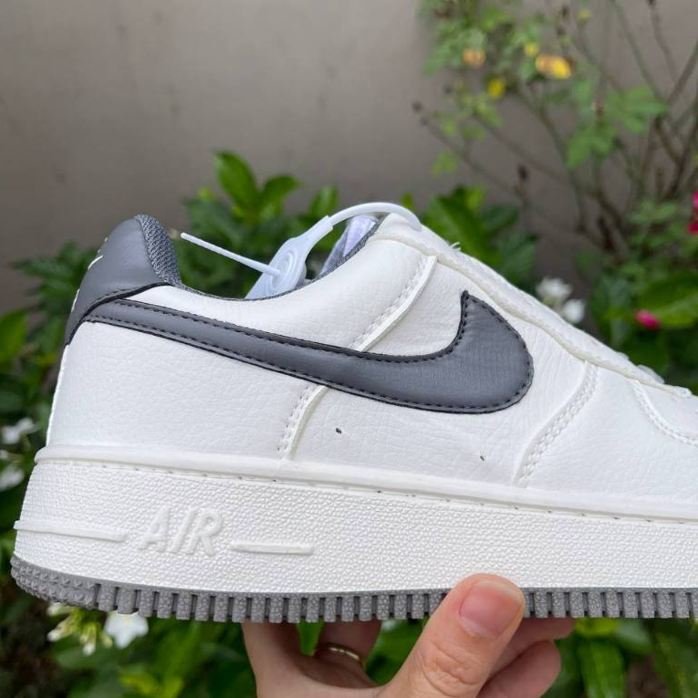 Giày AF1 Low Beige Grey Gum, Giày Air Force 1 Trắng Móc Xám Ghi, Full Box Bill - Tít_Sneakers