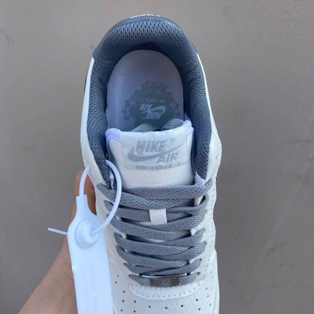 Giày AF1 Low Beige Grey Gum, Giày Air Force 1 Trắng Móc Xám Ghi, Full Box Bill - Tít_Sneakers