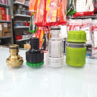 Đầu nối nhanh ren trong 21, ren trong 27, đầu nối nhanh ống mềm phi 14, đầu nối ren trong 27 thau, nhựa máy rửa xe