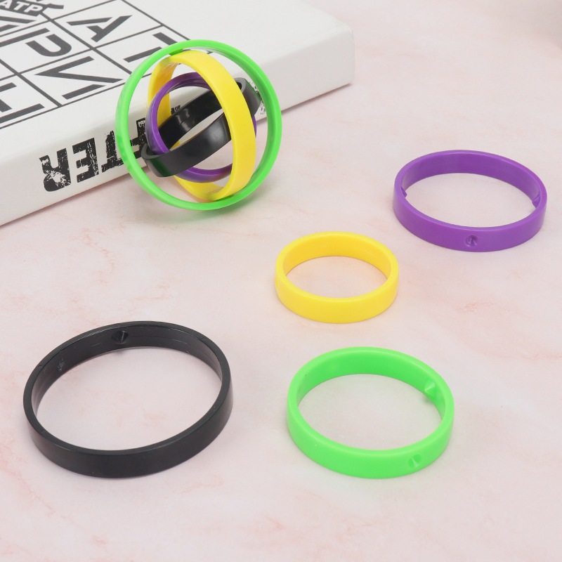 Đồ chơi con quay Spinner Vòng tròn quay màu sắc Hapi Toys - Đồ chơi con Quay Cà Rốt in 3D sáng tạo