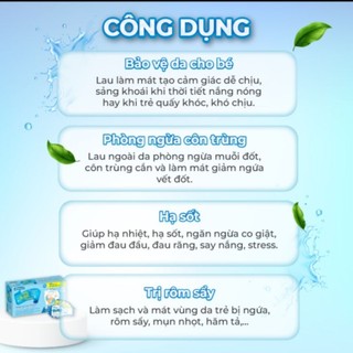 Khăn Lau Hạ Sốt Trẻ Em