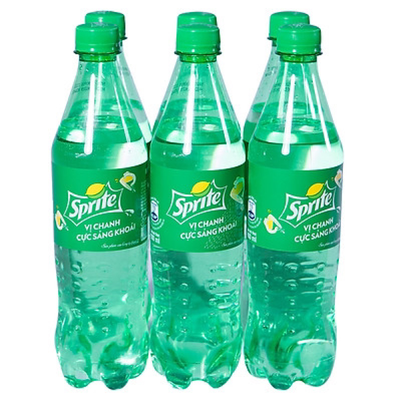 Nước giải khát có gas vị chanh Sprite chai 600ml