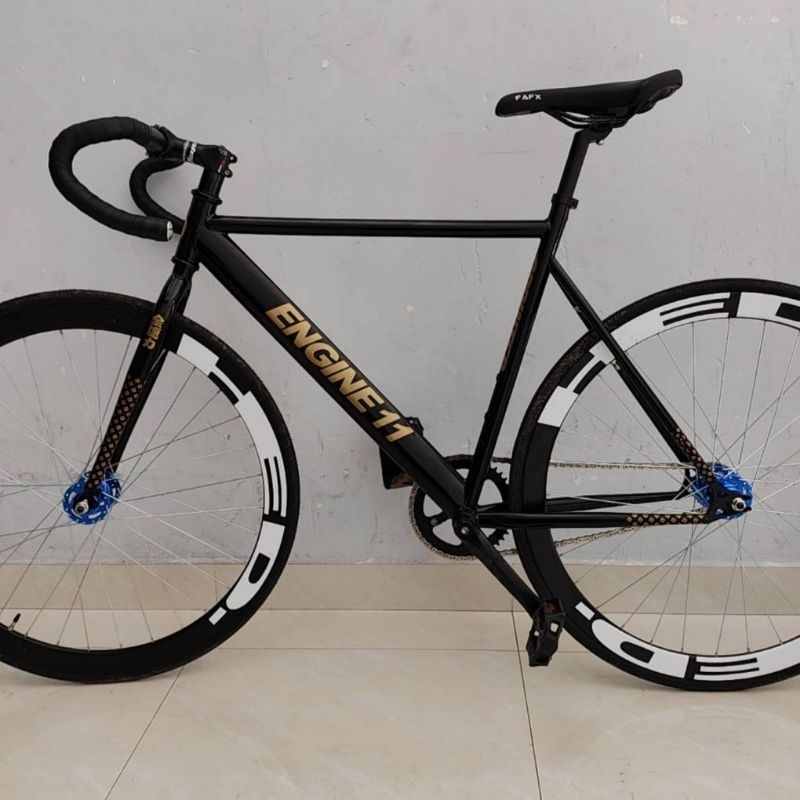 Tem HED dán vành xe đạp Fixed Gear bánh 700c 3,4,5,6,7cm