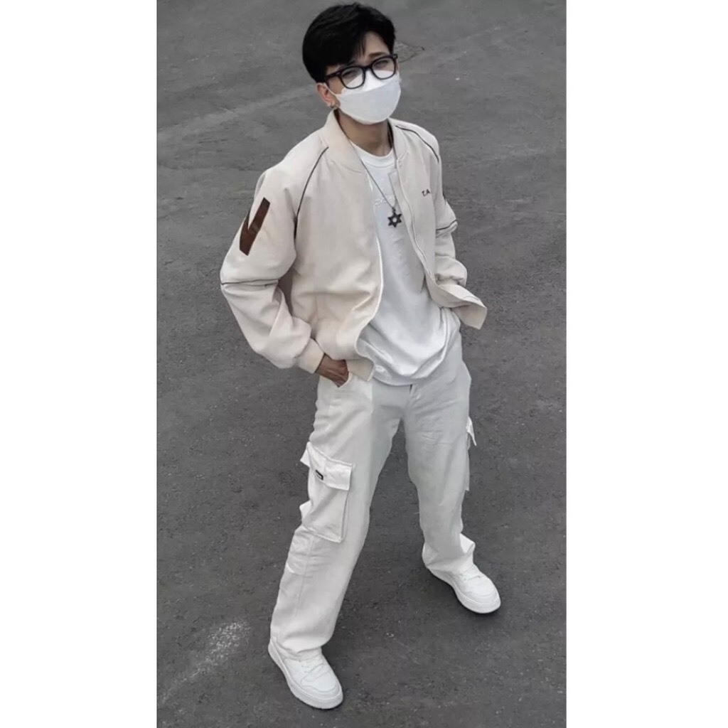 Áo Khoác Bomber Varsity chất da lộn 2 lớp siêu dày , hàng cao cấp siêu xịn xò COOL STORE M943