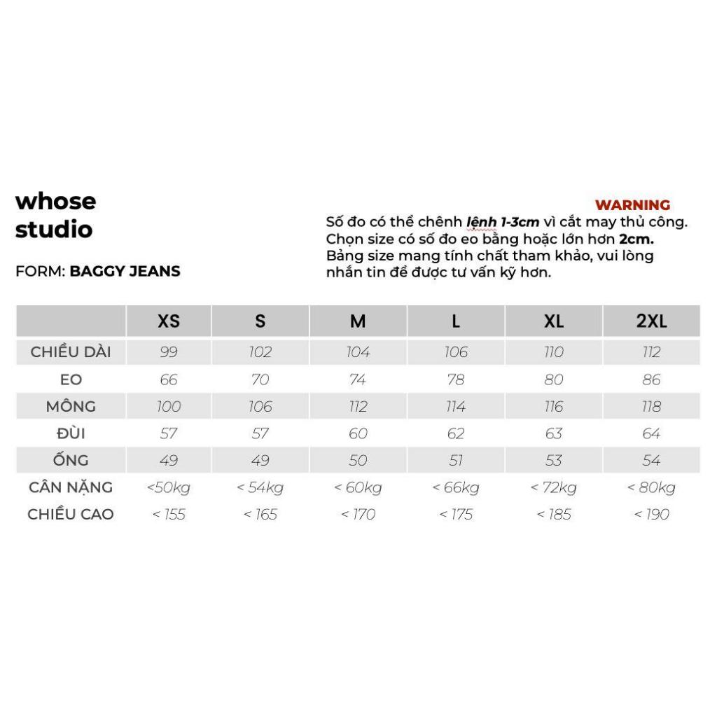 GOLDEN BAGGY JEANS - Quần jeans wash ống rộng