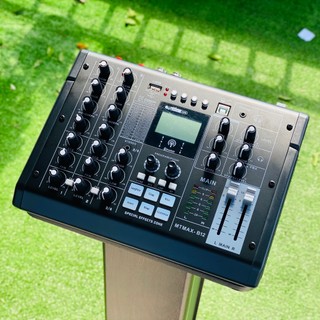 Bàn Trộn Âm Thanh Mixer MTMAX B12 - 4 Kênh (3 Mono, 1 Stereo) - Có Hiệu ỨNg Âm Thanh Như Sound Card - 24 Hiệu Ứng Vang
