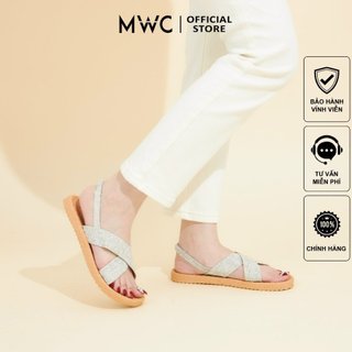 Giày mwc 2721 - giày sandal đế bệt, giày sandal quai chéo ôm chân đế bệt thời trang