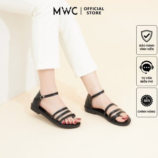 Giày MWC 2585 - Giày Sandal Đế Bệt, Giày Sandal Quai Dây Xỏ Ngón Đế Bệt Thời Trang