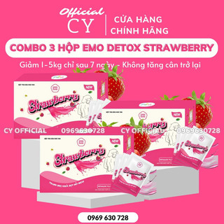Nước Uống Giảm Cân EMOslim Vị Dâu Strawberry/ giam mo, giam can hieu qua