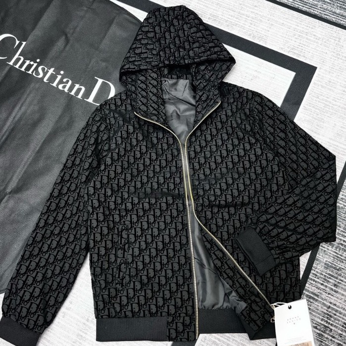 Áo Khoác Dù Di.or Nam 2 Lớp Chống Nước Tốt Hoạ Tiết Thời Trang Cao Cấp