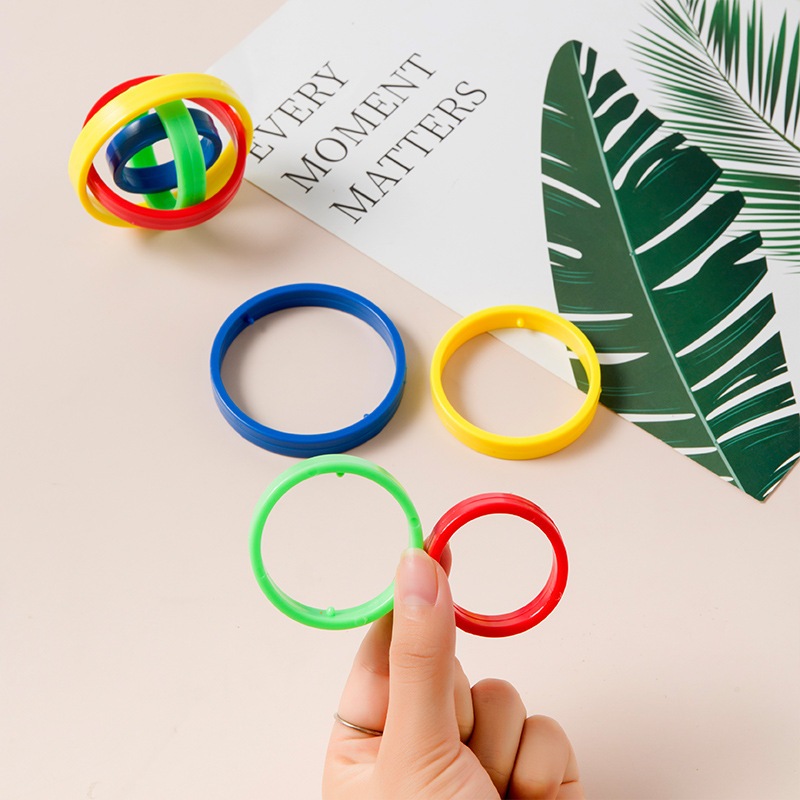 Đồ chơi con quay Spinner Vòng tròn quay màu sắc Hapi Toys - Đồ chơi con Quay Cà Rốt in 3D sáng tạo