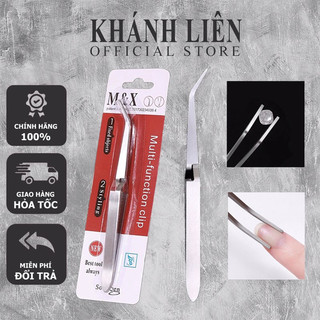 Kẹp định hình móng bột,gel,lụa,giấy- nhíp tạo form chuyên dụng- kẹp cố định móng tay